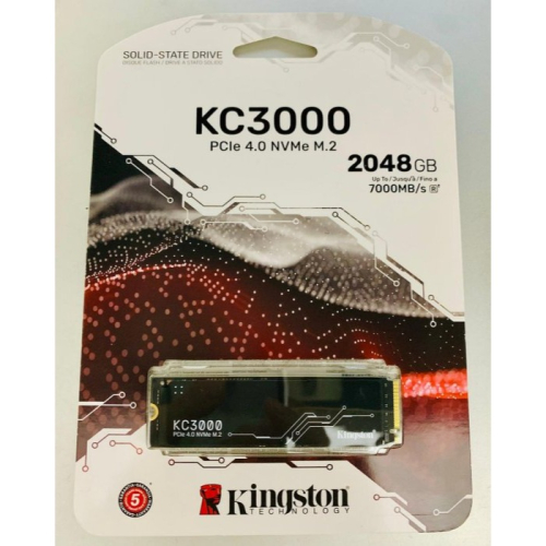 金士頓 Kingston KC3000 PCIe 4.0 NVMe M.2 2TB SSD /2048G