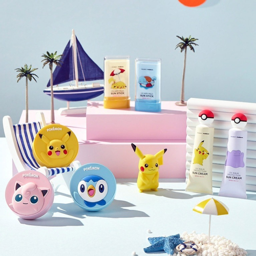 現貨發售｜韓國代購｜Pokémon 寶可夢水漾低敏防曬乳 SPF50 溫和防水不黏膩｜兒童臉部身體皆可使用