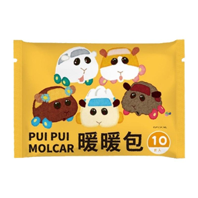 現貨 快速出貨 【YCB】X【 PulPul 天竺鼠車車 】 手持式暖暖包 10入 暖暖包