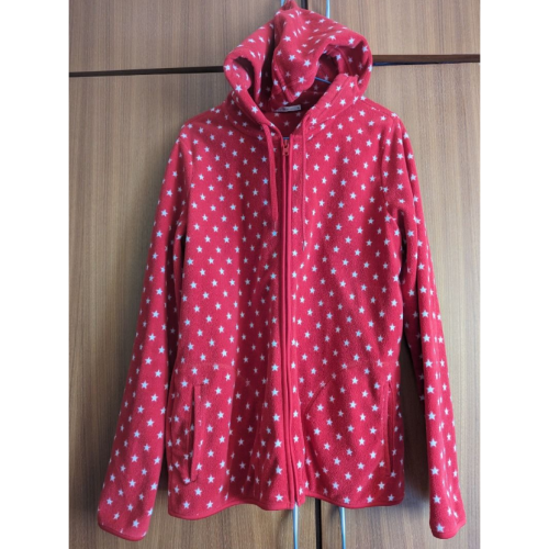 lativ MICRO FLEECE 外套 襯衫 長袖 連帽外套 穿著 衣服 紅星星外套 厚 棉外套 冬天外套