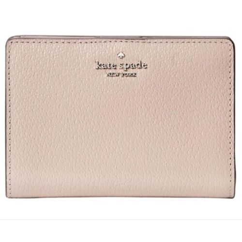 Katespade Grove Street Tellie裸色牛皮簡易型短夾