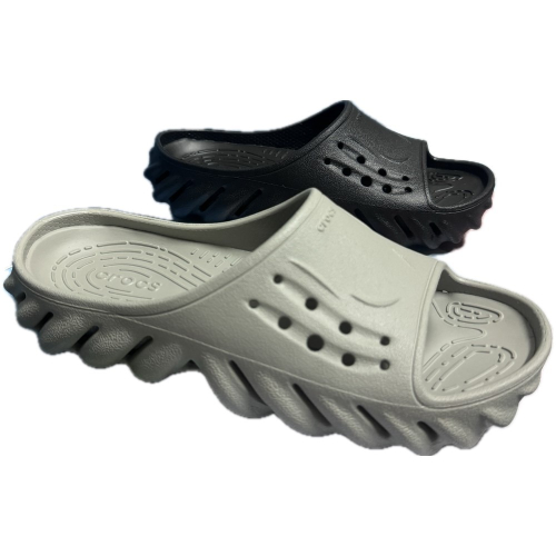 Crocs 中性鞋 Echo 波波 克駱格 208170 增高 4cm 拖鞋 1LM 001