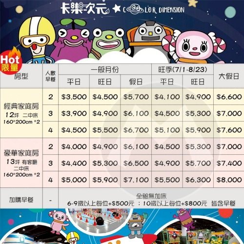 (瑪利歐旅遊網精選館)親子主題卡樂次元(瑪利歐熱銷NO.1)新竹．煙波飯店『香榭館經典四人房住宿+2客早餐+千坪設施』