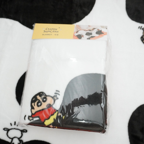 蠟筆小新毛毯(乳牛)