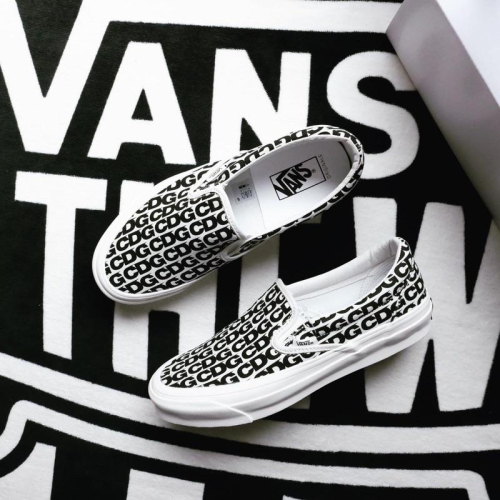 [unclev1966] 代購 Vans Vault X CDG s22 聯名 白色 滿版Logo 男女款