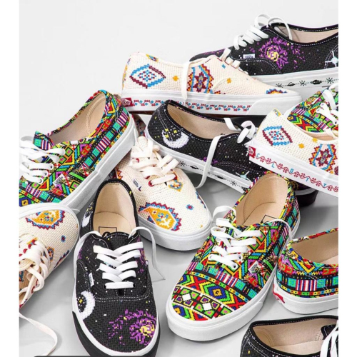 [unclev1966] Vans X CLOTTEE AUTHENTIC 聯名 圖騰 凝結集團 星空 民族風 滑板鞋