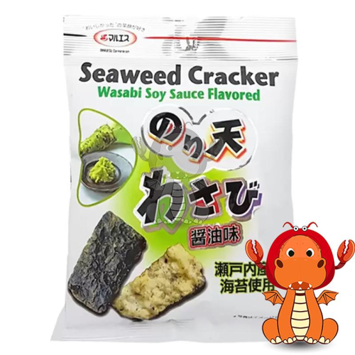 Maruesu 芥末醬油海苔天婦羅 芥末海苔 海苔脆片 海苔餅乾 芥末醬油海苔