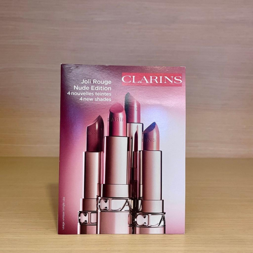栗子美妝?｜CLARINS 克蘭詩 吻我時尚緞光唇膏-奶茶四色唇卡體驗禮 1.4ml 小樣 試用包 專櫃中文標 旅行裝