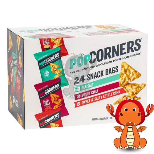 爆米花脆片 Popcorners 爆米花脆片多寶箱 整箱 28gX24包入 爆米花 好市多 唯龍購物