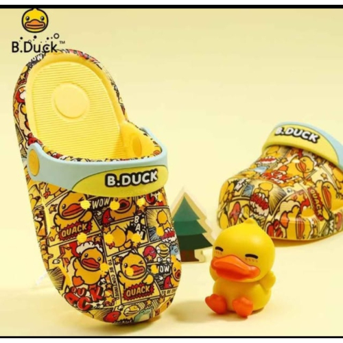 全新B.duck小黃鴨園丁拖鞋－－－19cm