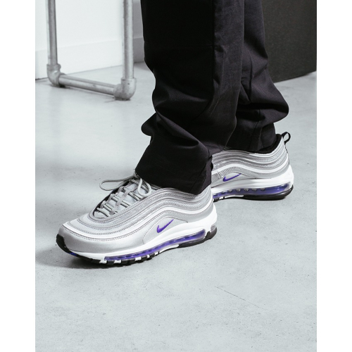 《Value》NIKE AIR MAX 97 銀紫 復古慢跑 子彈 流線 全氣墊 反光 男女鞋 DJ0717-001