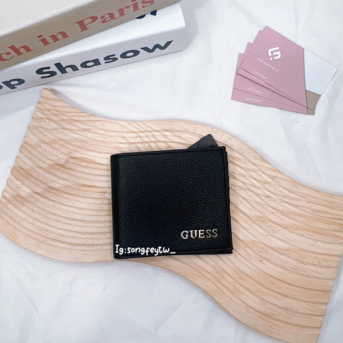 美國代購??台灣現貨 Guess 相片層 男短夾 情人節 父親節