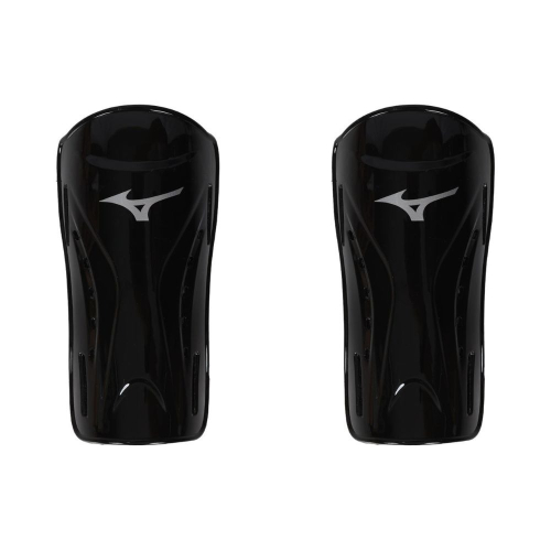 MIZUNO 足球護脛片(15cm) 雙入裝 黑色 防護 P3JYGB6195 25SS 【樂買網】