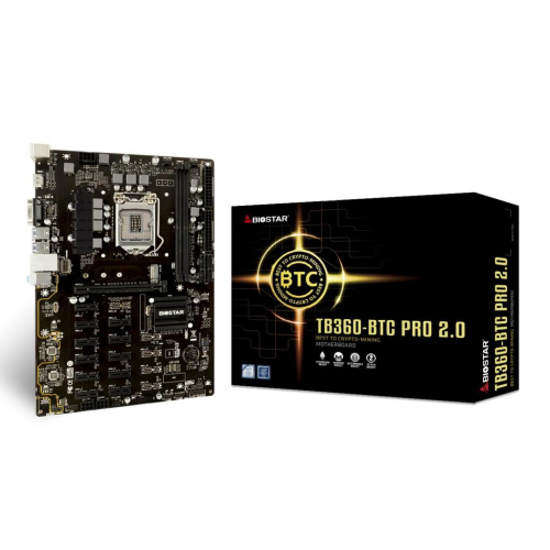 @電子街3C特賣會@全新 現貨! 台灣代理 礦板 12卡 映泰 Biostar TB360 BTC PRO 2.0