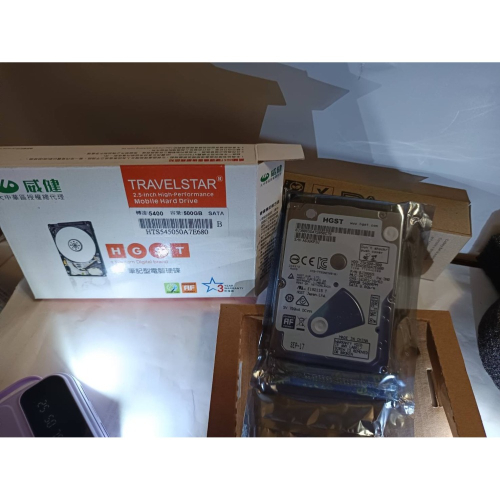 全 新品－－－HGST 500GB 2.5吋 SATAIII 硬碟 (HTS545050A7E680)