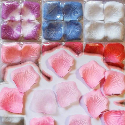西西手工藝材料 26265 浪漫花瓣(約100入)約4.5cm 花片仿真花瓣 玫瑰花瓣 灑花片灑花瓣 婚禮花瓣 滿額免運