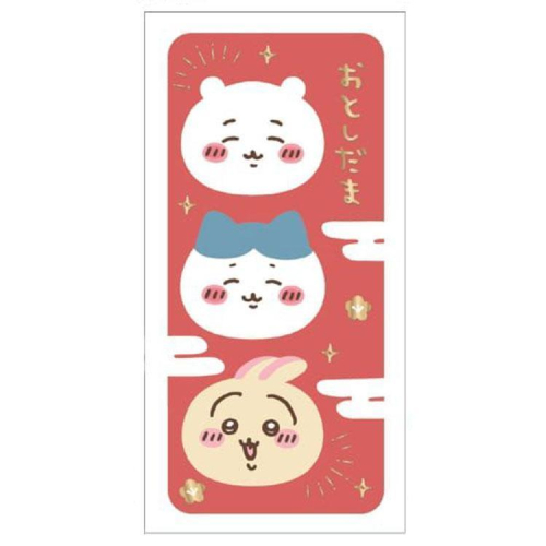 C2【台灣現貨】吉伊卡哇 chiikawa 新年快樂 新年紅包袋 正月 富士山 千鈔OK