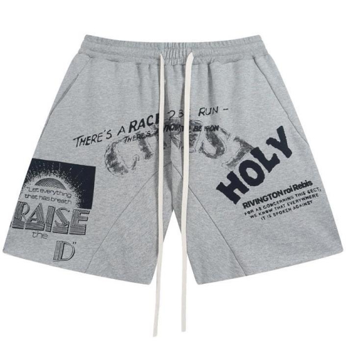 SHORTS 聯名 字母 圖案 rrr123 潮流 休閒褲 短褲