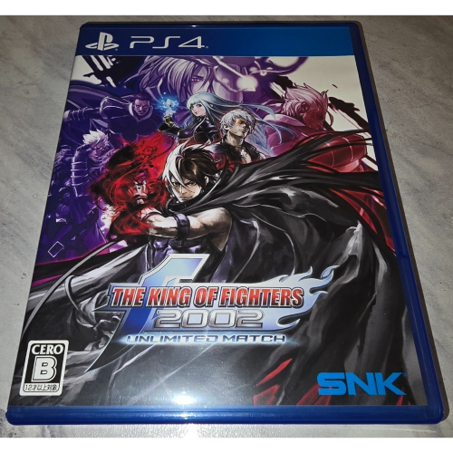 阿北-PS4 格鬥天王 2002 UNLIMITED 無限對決 純日版 PS5可玩 盒裝完整 光碟無刮