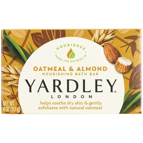 【Yardley London 雅麗】身體滋潤香皂-燕麥杏仁(4oz/113g)【1330】