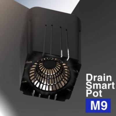 (新上市) DrainSmartPot M9 小黑方盆 熱植盆 防爛根 蔓綠絨 龍舌蘭 塊根 多肉 控根 黑魂 花燭