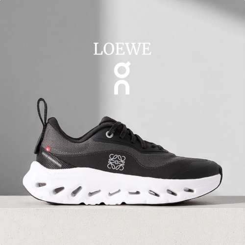 ?LOEWE x On昂跑聯名Running Cloudtilt 2.0 Black & White 彈力再生針織鞋｜