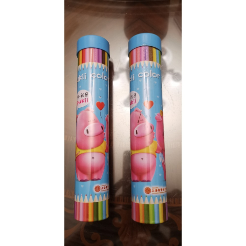 上海商業儲蓄銀行PUKII 12色彩色鉛筆組，兩組打包一起賣不拆賣