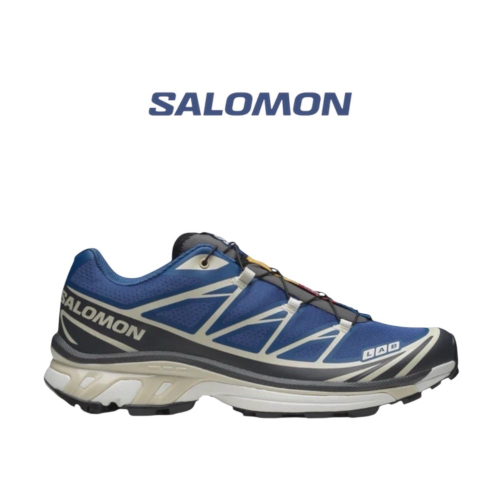 ? Salomon XT-6 越野登山鞋 L47739300 黑夜藍｜海軍藍｜黑色｜白色｜奶油色｜網眼布鞋面｜防潑水｜