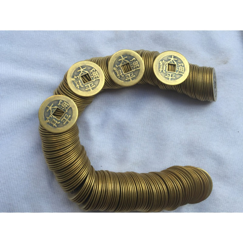 古幣銅錢收藏復古太平通寶背福銅錢一百枚直徑27MM