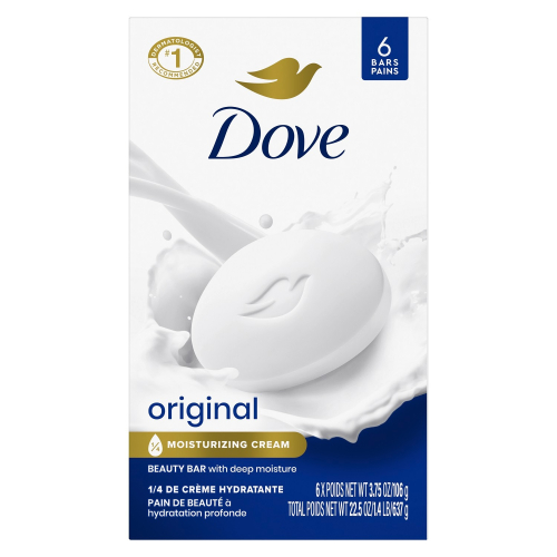 【Dove 多芬】乳霜滋潤香皂-原始香味(106g*6塊入)【1563】