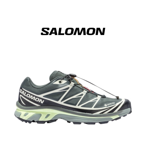 ? Salomon XT-6 越野登山鞋 冰影青｜青檸奶油色｜白色｜黑色｜墨綠色｜網眼布鞋面｜防潑水｜運動鞋 男女通用