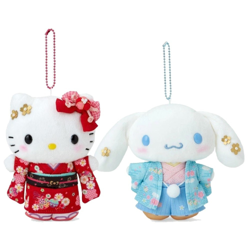 過生活IP訂購 三麗鷗 絨毛玩偶吊飾 和服 HelloKitty 大耳狗 6J35