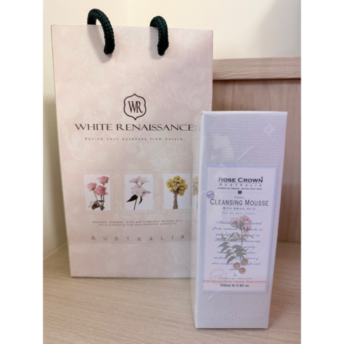 【全新現貨/附提袋】澳洲瑰冠 Rose Crown 燕麥胺基酸潔白洗顏慕斯 100ml (效期2028/07)