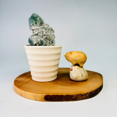 花盆王 知雨若泥 多肉植物盆栽•美術教學•園藝花盆批發•素胚陶盆•可DIY手繪創作盆器•台灣現貨•透氣膚色素燒條紋小盆