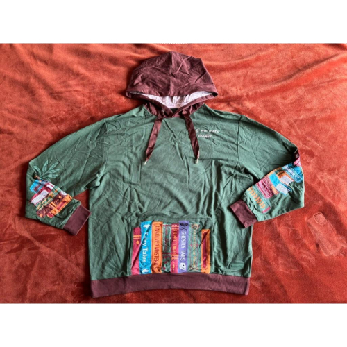全新Loungefly Bookshop Hoodie帽T SZ S/L