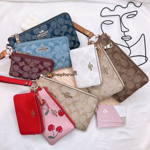 美國代購??台灣現貨 Coach 三合一手拿包