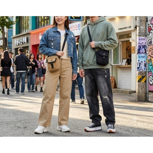 ? KANGOL 英國袋鼠經典小方包