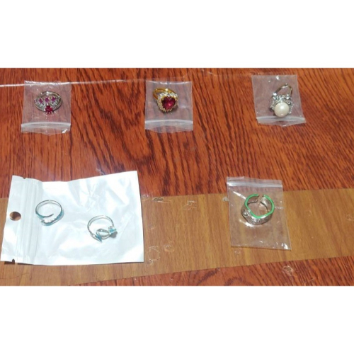 高貴 氣質 戒子 公主閃鑽皇冠戒指 玫瑰紅愛心戒指兩色莫桑石紅寶石 仿真天然淡水珍珠貝珠滿鑽開口