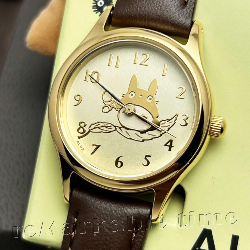 【SEIKO ALBA】吉卜力龍貓皮革手錶ACCK401