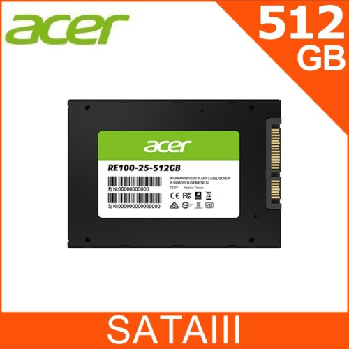 ~協明~ ACER 宏碁 RE100 512GB SATA 固態硬碟