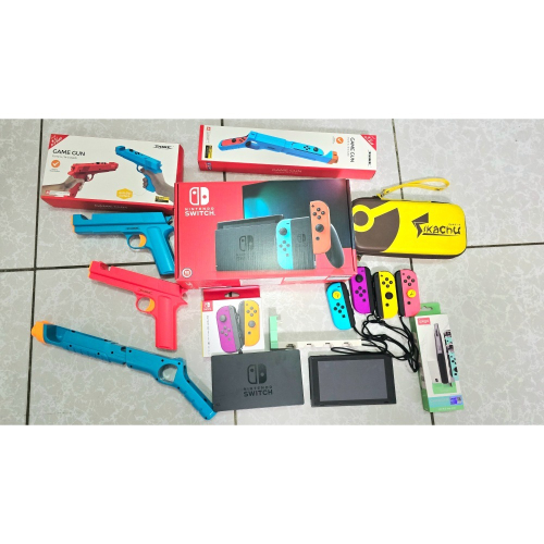 Nintendo Switch 紅藍配色 電力加強版(二手)