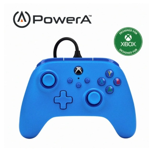 【光華商場-飛鴻數位】【PowerA】【保固兩年】【免運費優惠中】XBOX 官方原廠授權有線遊戲手把 藍色