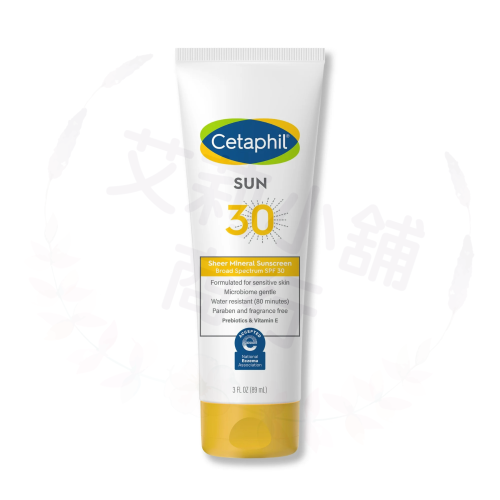 預購 Cetaphil Sheer Mineral Sunscreen Broad SPF 30 廣譜透明礦物防曬霜