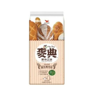 【嚴選SHOP】統一麥典實作工坊麵粉 麵包專用粉 1kg原廠包裝 高筋麵粉 中筋麵粉 麵粉 吐司麵粉 麵包粉【Z071】