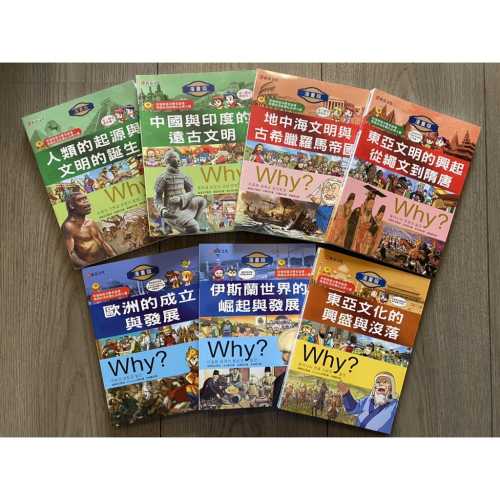 3Q童書 新苗 繁體 漫畫世界歷史 世界古文明歷史漫畫 全套7書{樂步客 LoveBook}