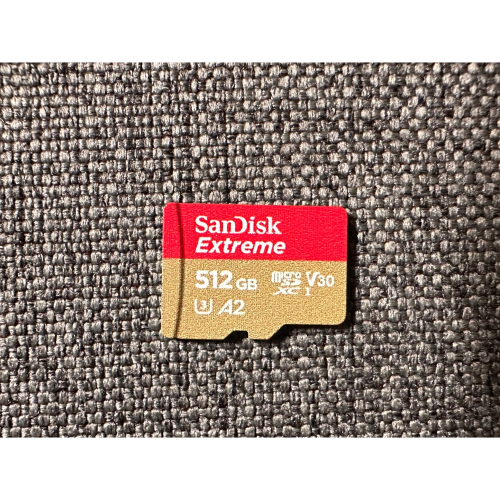 SanDisk Extreme 512g 紅金卡