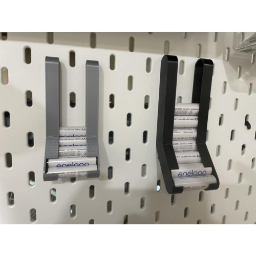 ikea skadis 電池架