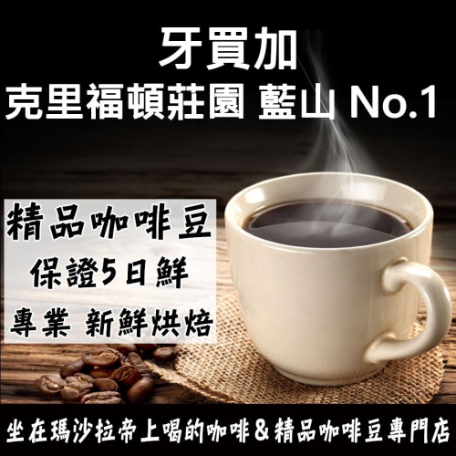 2023年-半磅／1/4磅熟豆 牙買加克里福頓莊園 藍山No.1水洗《精品咖啡豆×接單新鮮現烘》新鮮不貴 探索美味莊園豆