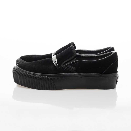 [unclev1966] Vans Slip-on Platform X Karina 聯名 全黑 日系 鬆餅底 增高