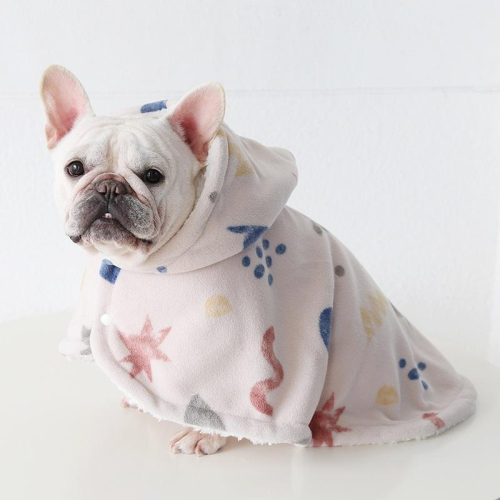 #現貨免運 Petstyle 披風睡袍 斗篷 保暖 秋冬加厚 寵物衣服 家居服 寵物配件